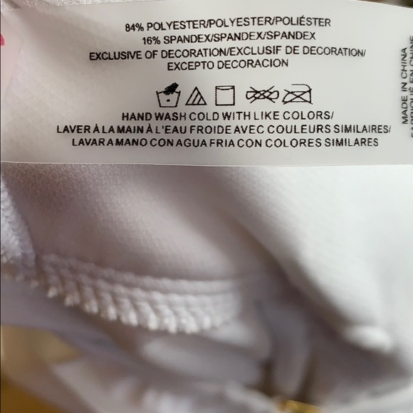 4/$25 Raisins White Ruffle One Piece Swimsuit - Picture 5 of 7